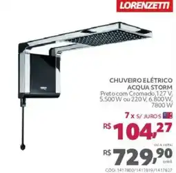 Telhanorte Chuveiro elétrico acqua storm oferta