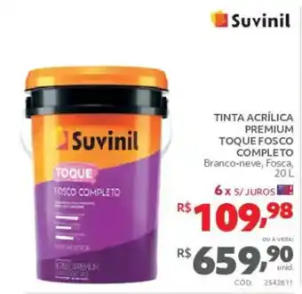 Telhanorte Tinta acrílica premium toque fosco completo oferta