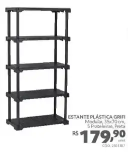 Telhanorte Estante plástica grifi oferta