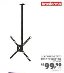 Telhanorte Suporte de teto para tv sbrp1050 oferta