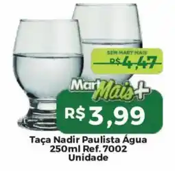 Mart Minas Taça Nadir Paulista Água oferta