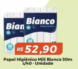 Mart Minas Papel Higiênico Mili Bianco oferta