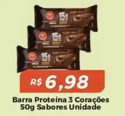 Mart Minas Barra Proteína 3 Corações oferta