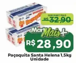 Mart Minas Paçoquita santa helena oferta