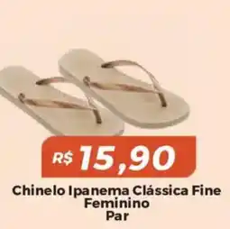 Mart Minas Chinelo Ipanema Clássica Fine Feminino Par oferta