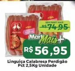 Mart Minas Linguiça Calabresa Perdigão oferta