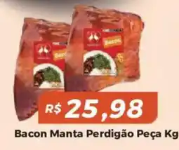 Mart Minas Bacon Manta Perdigão oferta