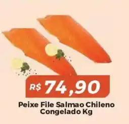 Mart Minas Peixe File Salmão Chileno Congelado Kg oferta