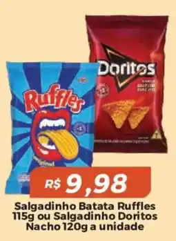 Mart Minas Salgadinho Batata Ruffles ou Salgadinho Doritos Nacho oferta