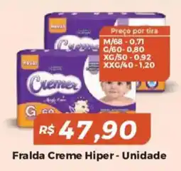 Mart Minas Fralda Creme Hiper oferta