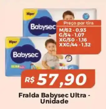 Mart Minas Fralda babysec ultra oferta