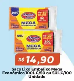 Mart Minas Saco Lixo Embalixox Mega Econômico oferta