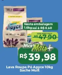 Mart Minas Lava Roupa Pó Apyce oferta