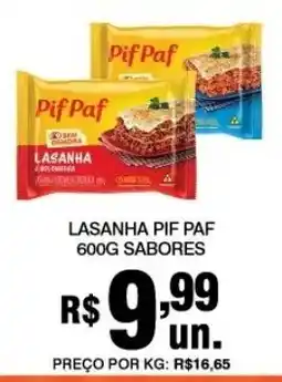 Alvorada Supermercados Lasanha pif paf oferta