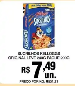 Alvorada Supermercados Sucrilhos kelloggs original leve oferta