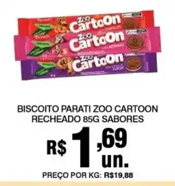 Alvorada Supermercados Biscoito parati zoo cartoon oferta