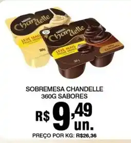 Alvorada Supermercados Sobremesa chandelle oferta