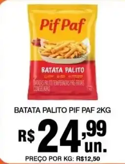 Alvorada Supermercados Batata palito pif paf oferta