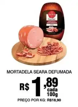 Alvorada Supermercados Mortadela seara defumada oferta