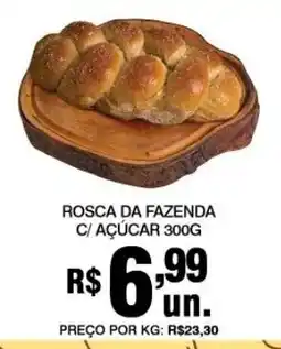 Alvorada Supermercados Rosca da fazenda c/ açúcar oferta