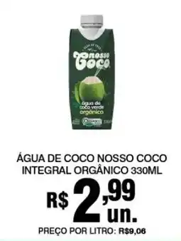 Alvorada Supermercados Água de coco nosso coco integral orgânico oferta