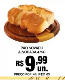 Alvorada Supermercados pão sovado alvorada oferta