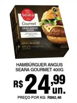Alvorada Supermercados Hambúrguer angus oferta
