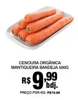 Alvorada Supermercados Cenoura orgânica mantiqueira oferta