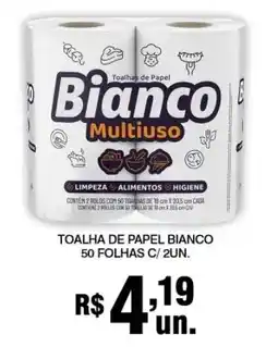 Alvorada Supermercados toalha de papel bianco oferta