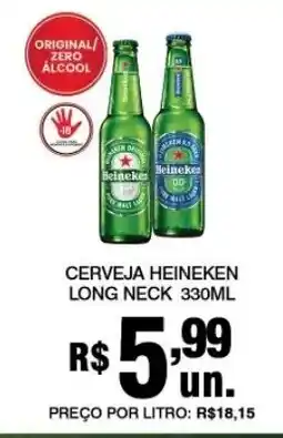 Alvorada Supermercados Cerveja heineken long neck oferta