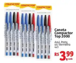 Supermercados Mateus Caneta Compactor Top 2000 oferta