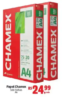 Supermercados Mateus Papel Chamex oferta
