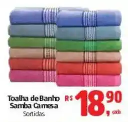 Supermercados Mateus Toalha de Banho Samba Camesa oferta