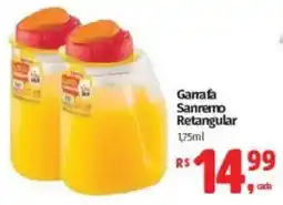Supermercados Mateus Garrafa Sanremo Retangular oferta