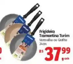 Supermercados Mateus Frigideira Tramontina Turim Vermelha ou Grafite oferta