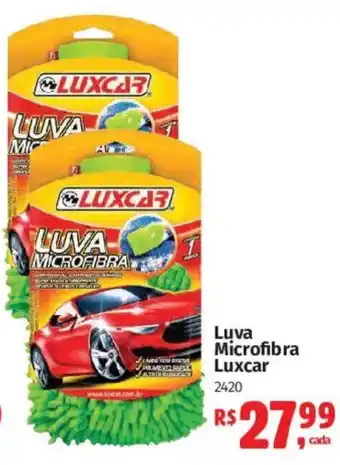 Supermercados Mateus Luva microfibra luxcar oferta
