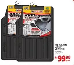 Supermercados Mateus Tapete Auto Luxcar Universal oferta