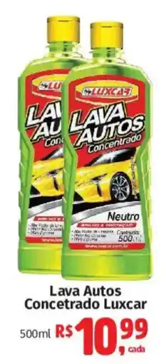 Supermercados Mateus Lava Autos Concentrado Luxcar oferta