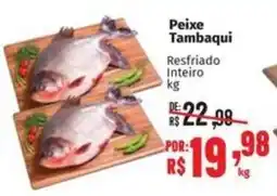 Supermercados Mateus Peixe Tambaqui oferta