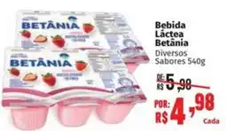 Supermercados Mateus Bebida Láctea Betânia oferta