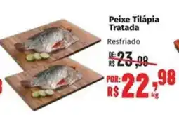 Supermercados Mateus Peixe Tilápia Tratada oferta
