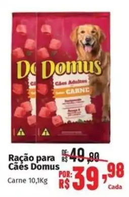 Supermercados Mateus Ração para Cães Domus oferta