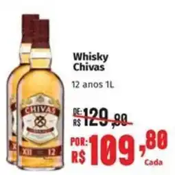 Supermercados Mateus Whisky Chivas 12 anos oferta