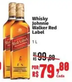 Supermercados Mateus Whisky Johnnie Walker Red Label oferta