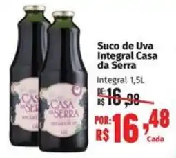 Supermercados Mateus Suco de Uva Integral Casa da Serra oferta