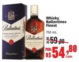 Supermercados Mateus Whisky Ballantines Finest oferta