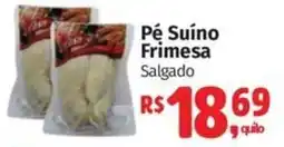 Mix Mateus Pé Suíno Frimesa Salgado oferta