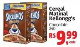 Mix Mateus Cereal Matinal Kellongg's Chocolate oferta