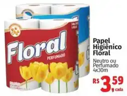 Mix Mateus Papel Higiênico Floral oferta