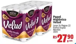 Mix Mateus Papel Higiênico Velud oferta